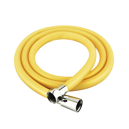 шланг д/душа MELODIA WONDER SILICONE ANTI-TWIST 1/2"*1/2" конус нерж.d15, L150см желтый MKP34440BLyw