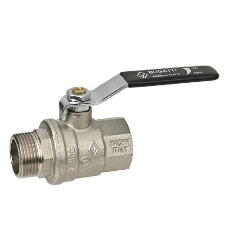 кран шаровый BUGATTI 3/4" н/в ручка сталь (серия 306)