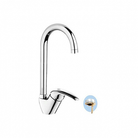 Смес/мойка ЦС 27/2ш М-42 однор выс/изл бок/р б/п Стройка Подольск СТ300203