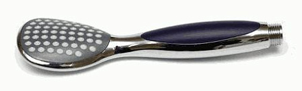 лейка MELODIA 1 функция, 65х85мм, 55 форсунок, хром/серый/фиол MKP20570P