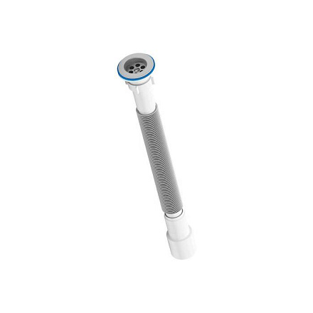 Сифон мойки гофр 1 1/2"x40/50 нерж/сет АНИ Пласт G116