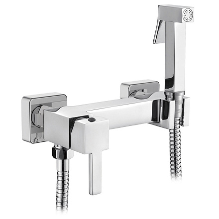 смеситель биде LEDEME картридж 25мм., с гигиен. душем, L5398-7