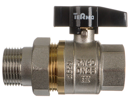 кран шаровой TeRma CB 1" бант с америк. 30220