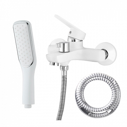 смеситель ванна MELODIA Moderno/Модерн картридж д.35мм короткий излив белый MDV35140wt