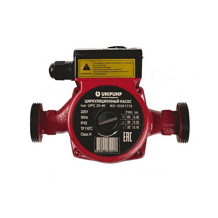 Насос циркул UPC 25-80 180 PN10 230В в/к Unipump 93873