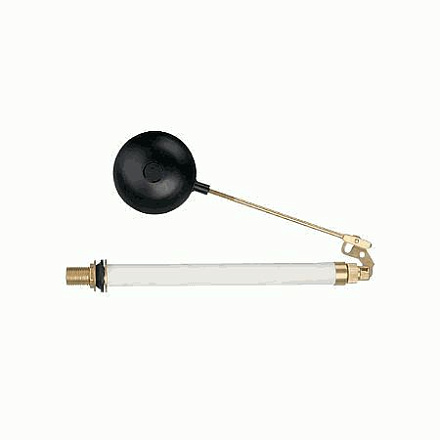 клапан шаровый LEDEME вертикальный 1/2 имп. латунь HD179 