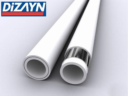 Труба DIZAYN ф63мм внутр. арм (белый) АКЦИЯ/ 4