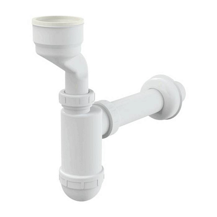Сифон д/писсуара бут лит/вып 1 1/4"x40 пр/тр 40 манж D55 Alca A45A