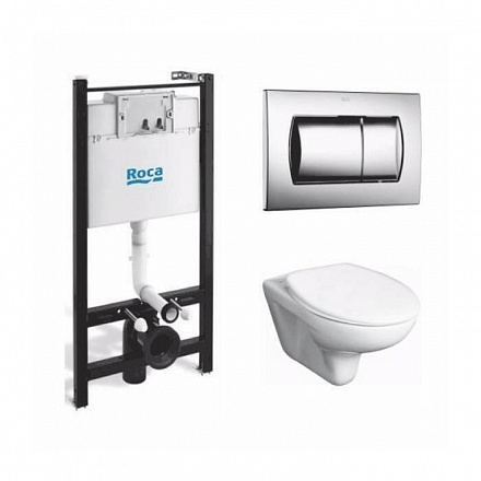 Система инсталл Mateo унитаз+кн/хр сид дюр микр Roca 893100010