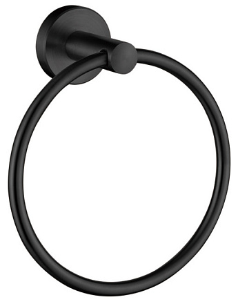 полотенцедержатель LEDEME SUS304 кольцо, черный L71704B