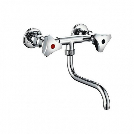 Смес/мойка ПСМ-108-К/80 к/затв н/изл настен Профсан PSM-108-80