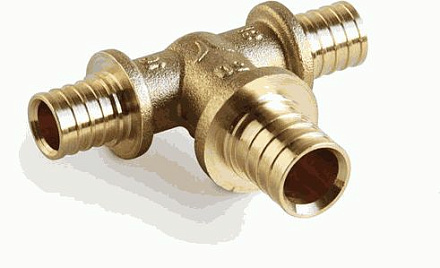 Тройник переходной латунь 32*25*32 PRO AQUA