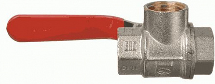 кран шаровой TeRma RED 1/2" Т-обр. трехходовой ручка 31058
