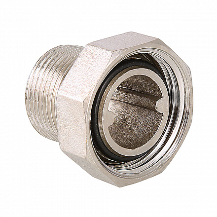 015 Сгон Valtec 1/2" с накидной гайкой