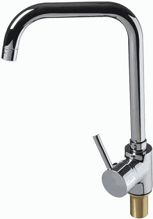 смеситель кухня Ex-Promt Kitchen картридж д.40мм, Г-обр. излив Ex125.4-12 латунь (без подводки)