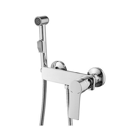 смеситель биде ROSSINKA картридж д.35мм гигиеническим душем, RS27-52