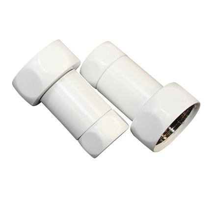 соединение прямое 1"*1/2" в/в белый мат (пара) MELODIA MKP21019Cwt