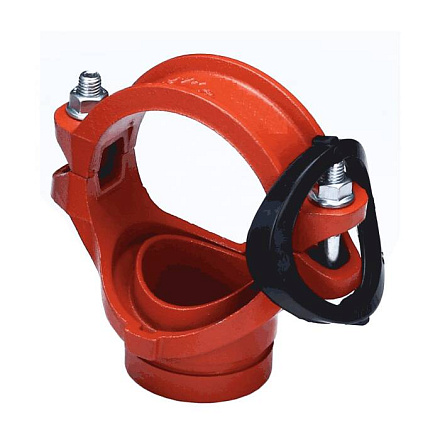 Отвод(седелка) п/муфту Ду100х65(Дн114х76) грувлок XGQT15 JIANZHI