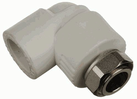 уголок PPRC с накидной гайкой 20*1/2" PRO AQUA