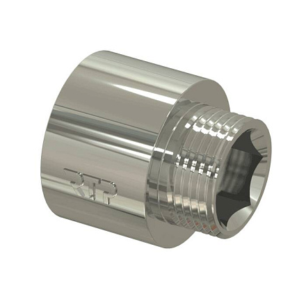 Переход лат Ду15х15 м/р п/звездочку никель РосТурПласт 33626