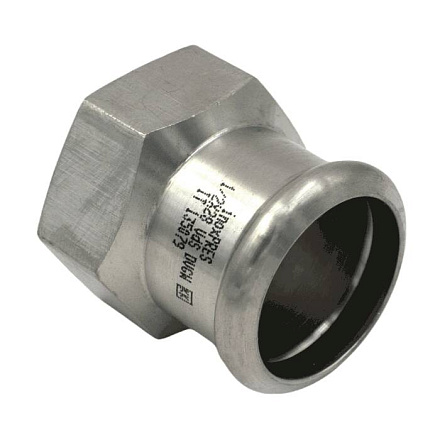 Муфта нерж AISI316L Дн28х1/2" Ру16 пресс/ВР Inoxpres RM 190102028