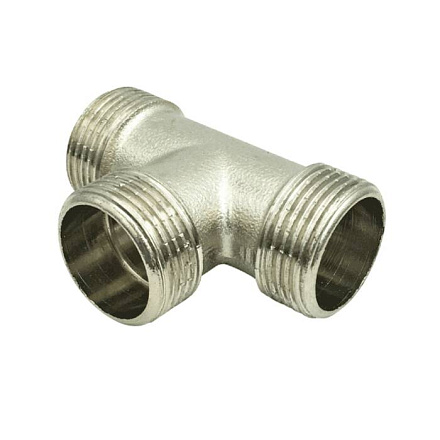 Тройник лат Ду25 р/р/р никель FN144 SantechSystems