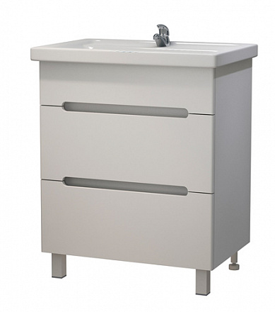 тумба Сиэтл 70 (Фостер 70) DB2 напольная, белая без умывальника