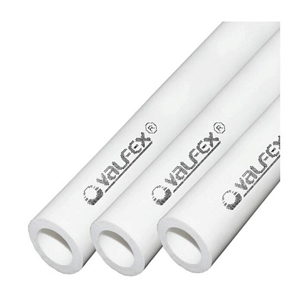 Труба PP-R бел Дн20х3, 4 Ру20 SDR6 80С 2м VALFEX 101020202