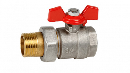 Кран шаровый STT с американкой  3/4" (80/8)