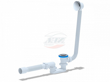 ЕС055G Сифон Ани  для ванны, кл-кл, плоский (грибок-)