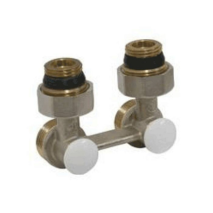 Узел ниж/п Ду15 Ру10 1/2x3/4" ПУ угл в/к двухтр Giacomini R388LX012