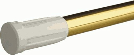 карниз для ванной 110-200см AL золото д.22/19мм Стандарт MELODIA Mcr-00008