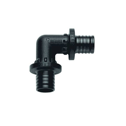 Угольник PE-X PPSU аксиал Дн25х90гр RAUTITAN PX Rehau 11600231001