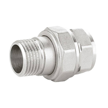 Соединитель лат американка Ду40 м/р никель LD.67.520.40