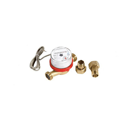 Счетчик г/в х/в имп ВСКМ15 ДГ2 Ду15 95С L110 10л/имп в/к IP67 Декаст 72-15-253