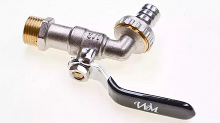 124 Кран шар. 1/2" с носиком WaterMark ECO /10 шт/ WmL125-1/2