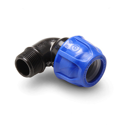 Угольник ПНД компрес. НР ф32х3/4" Pro-Aqua