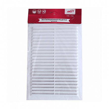Решетка вентиляц пласт 170х240 неразъем ERA 1724С