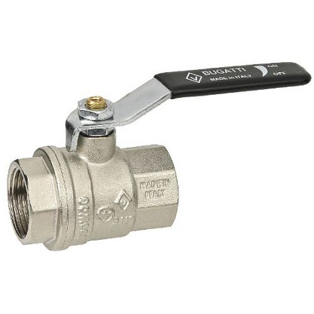 кран шаровый BUGATTI 3/4" в/в ручка сталь (серия 301)