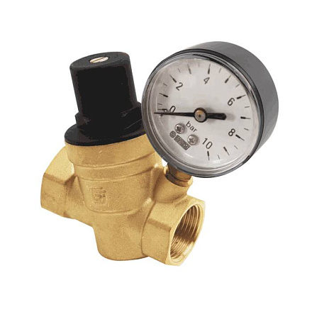 Регулятор давл мемб РДФ R202 Ду20 Ру16 м/м Рн1-6 с маном SantechSystems