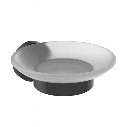 Мыльница IOM с держат черн мат Ideal Standard A9122XG