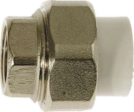 муфта PPRC комбинированная разъемная 20*1/2" внутр. КРОСС