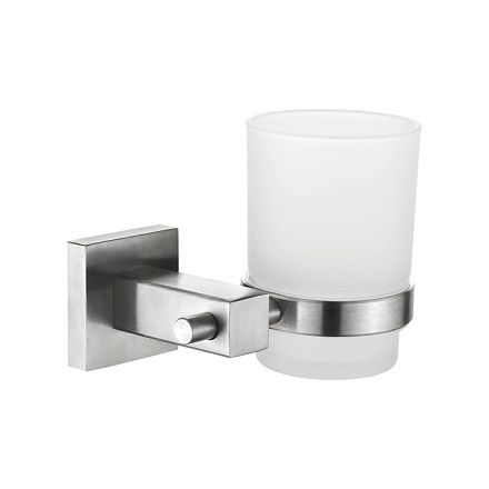 держатель LEDEME SUS304 д/1-стакана (стекло) L71806