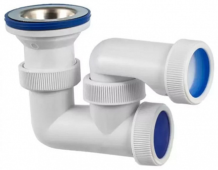 сифон для душевого поддона и ванны VIR 1.1/2"х40мм Универсал с нерж.чашкой арт.246