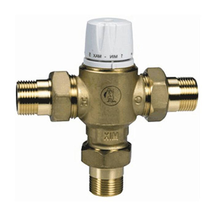 Клапан смес т/стат лат Ду15 Ру10 р/р Kvs1.3 30-65C Giacomini R156Y223
