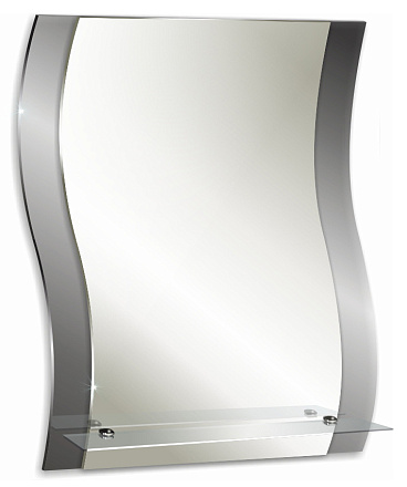 зеркало №18 635x530 с полочкой 420х100