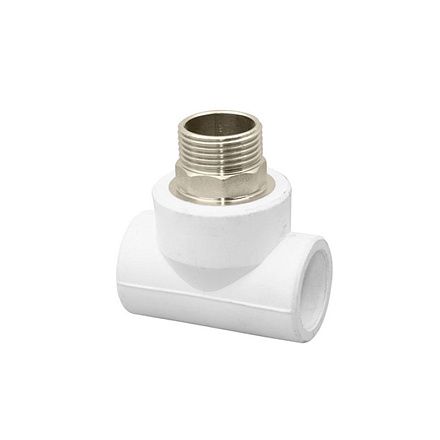 тройник PPRC комбинированный под ключ 50*1 1/2"нар. РТП