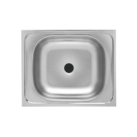 Мойка нерж AISI 430 накладн 500х400 0, 4мм б/сиф 1 1/2 TRIO 50х40