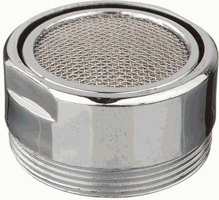 аэратор пласт. М28*1 нар.рез., нерж.сетка MELODIA MKP20522WC