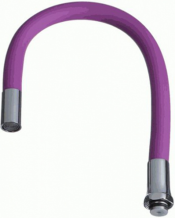 излив гибкий фиолетовый 49см MELODIA MKP20649